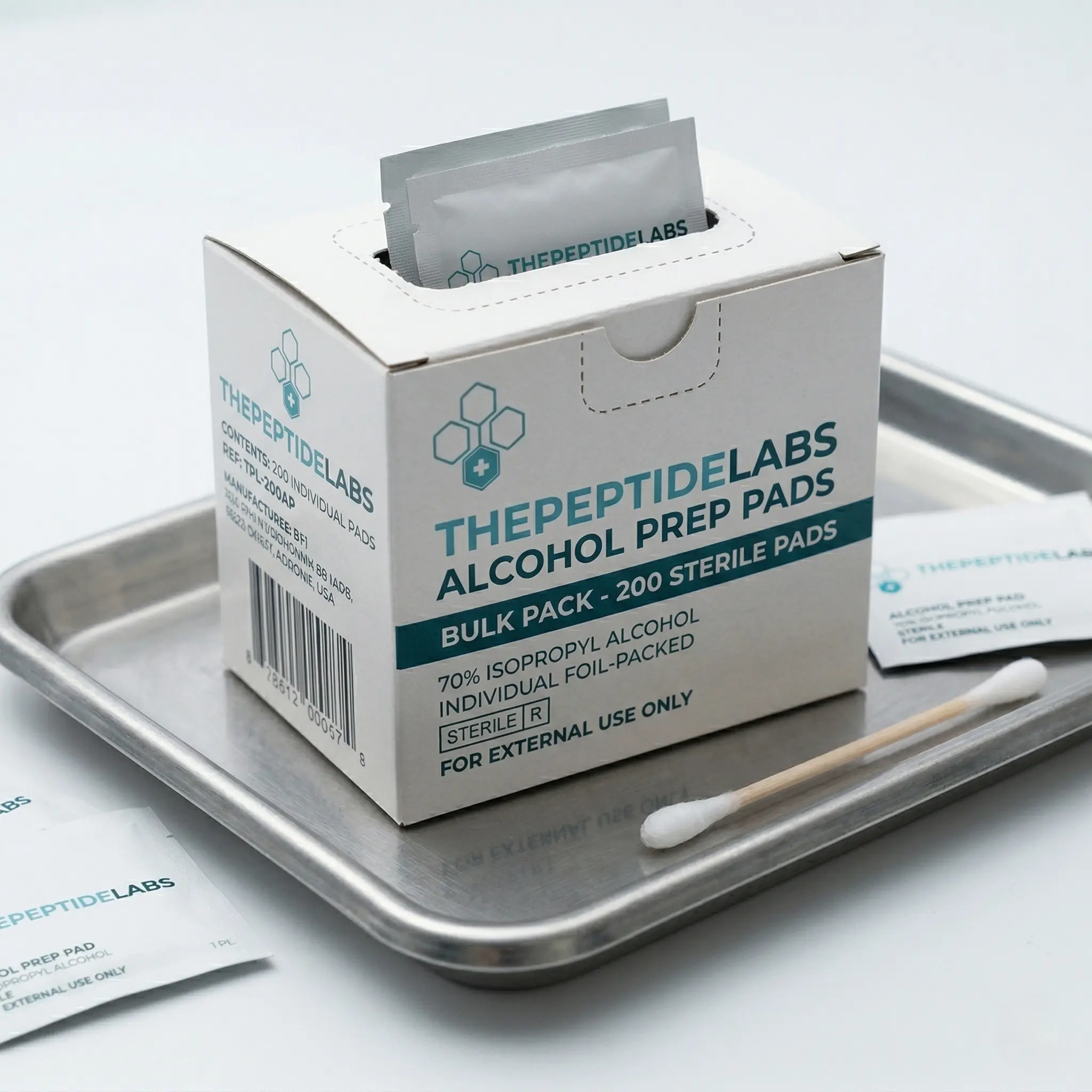 Peptides Alcohol-Pads-200-Counts-Box